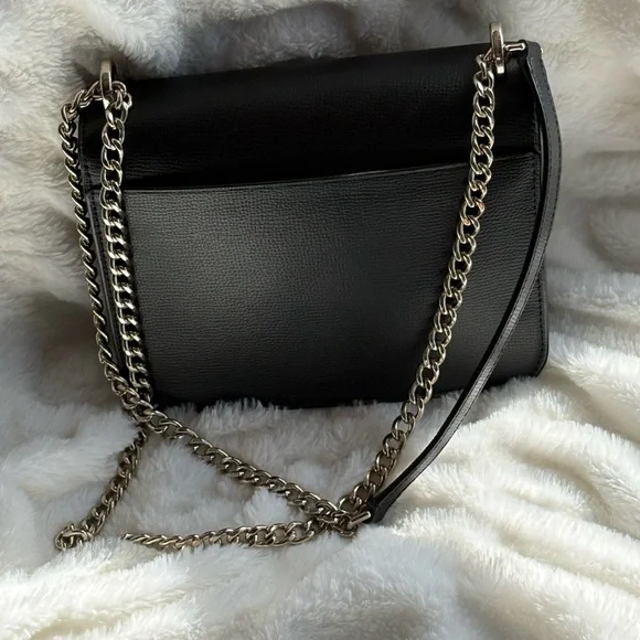 Kate Spade Black Textured Crossbody Bag